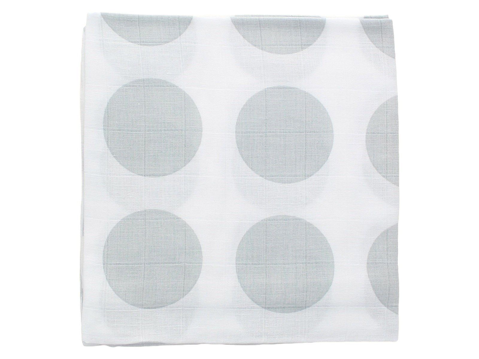 HANS NATUR Khăn xô họa tiết Grey 75x75cm