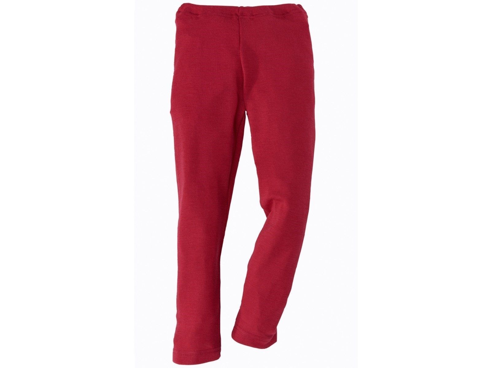 ENGEL Quần legging 100% Merino wool Red melange