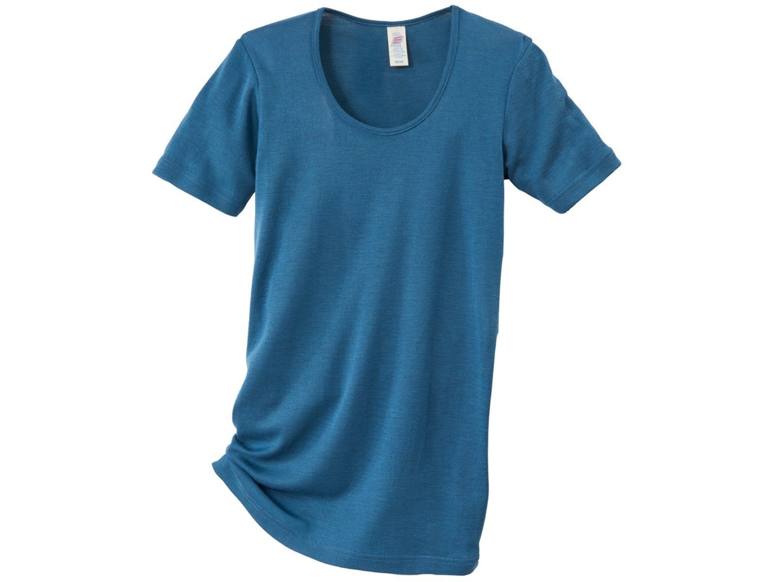 ENGEL Áo ngắn tay phụ nữ 70% Merino wool 30% Silk Atlantic
