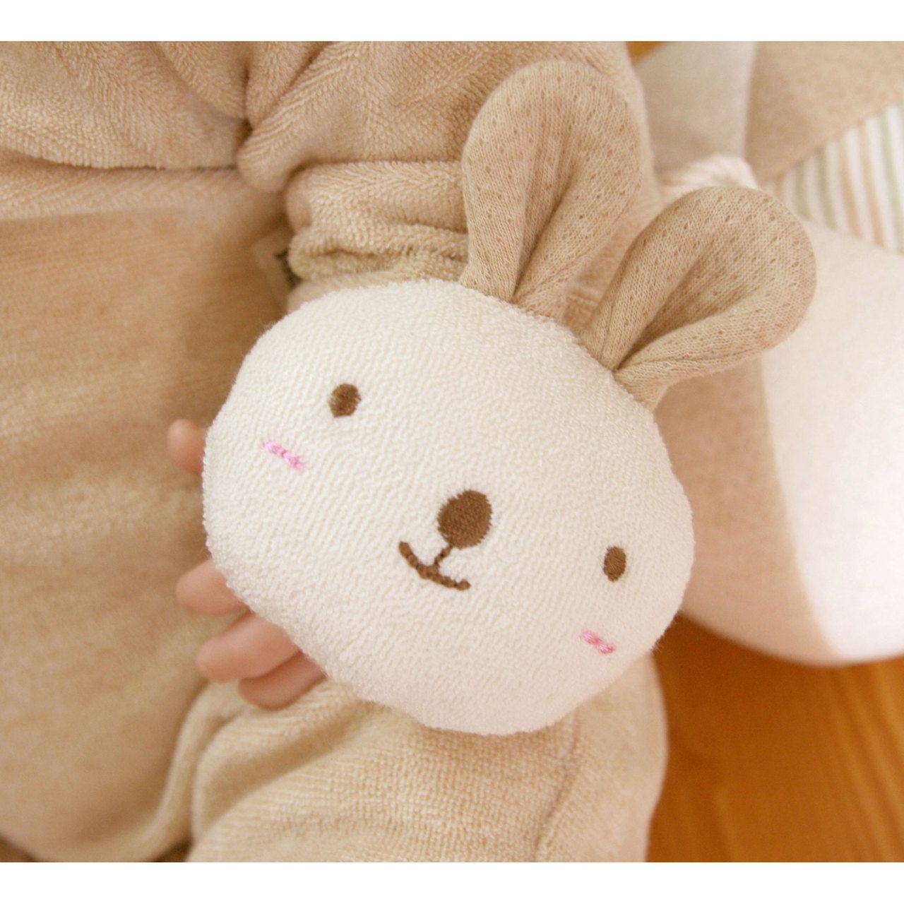 JOHN N TREE Rabbit Doll wrist rattle 10cm