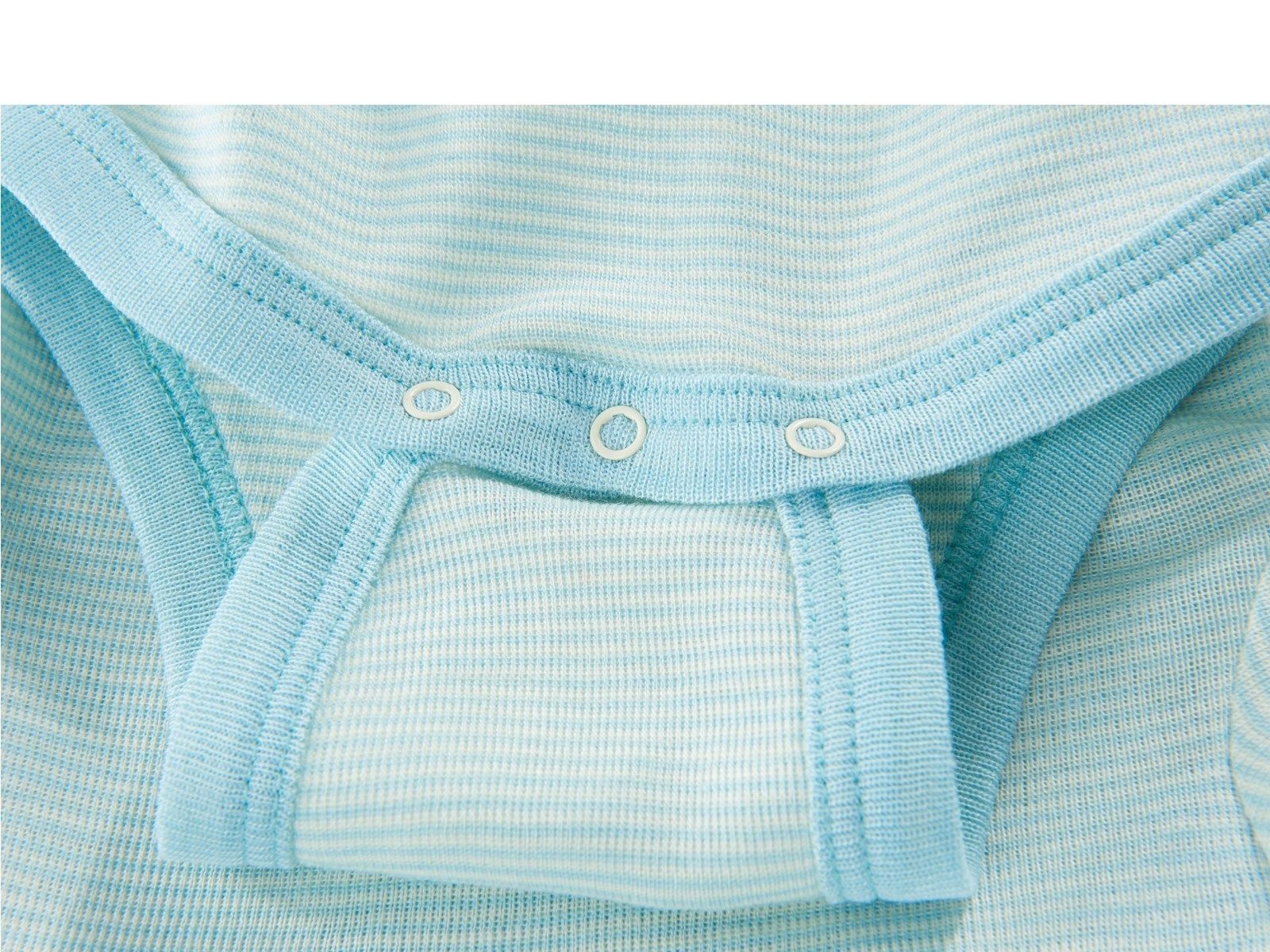 ENGEL Bodysuit dài tay đắp vai 70% Merino wool 30% Silk Glacier/Natural