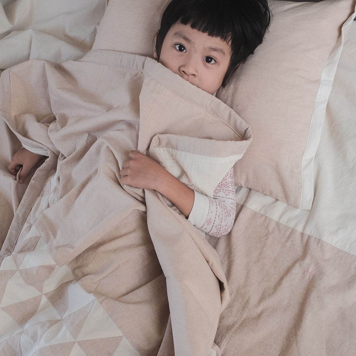 COTONEA Chăn 2 lớp Cotton/Musselin ghép vải màu Pure cotton