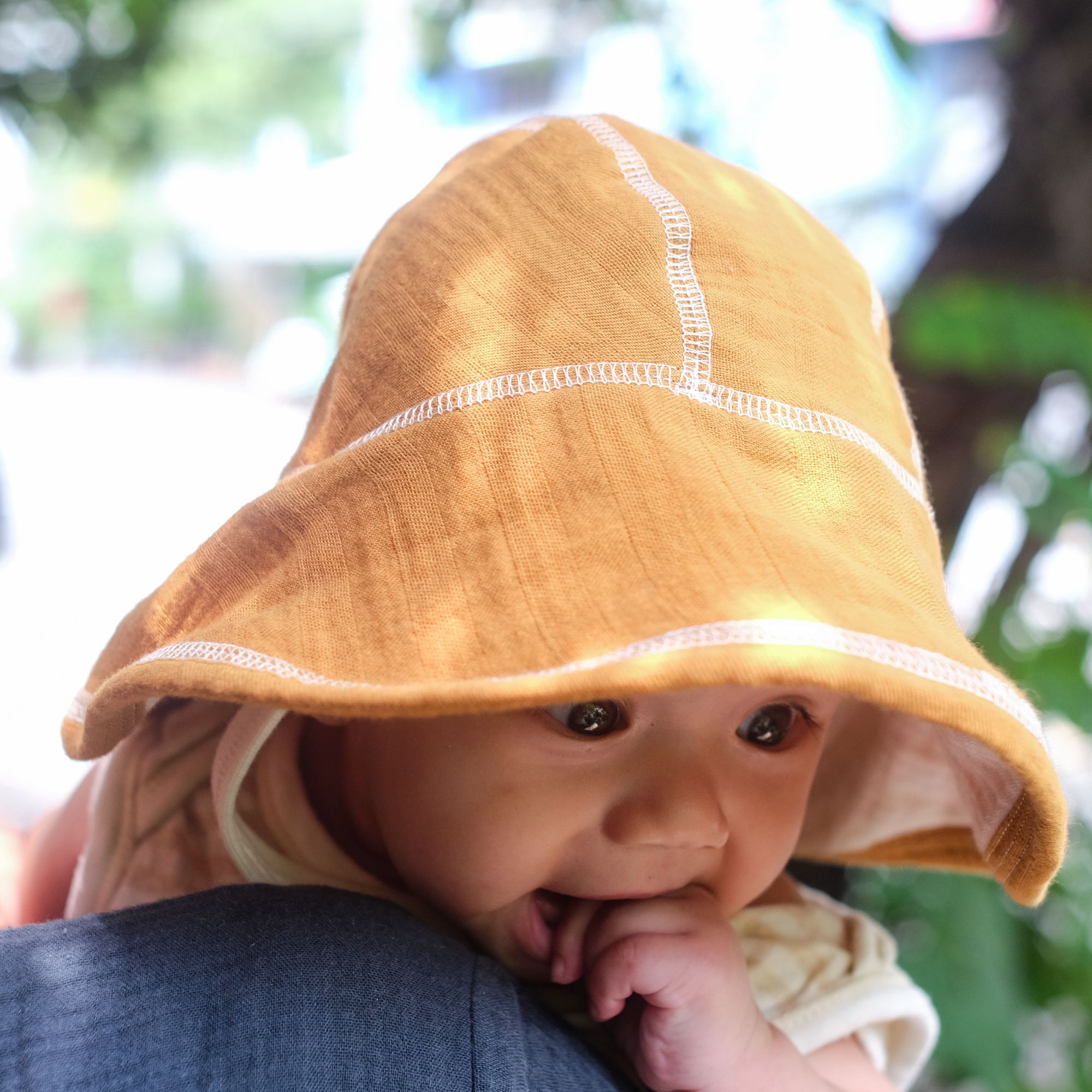 Nón ngủ gục | Mushroom Bonnet | Sudan brown | CHOI SEWING
