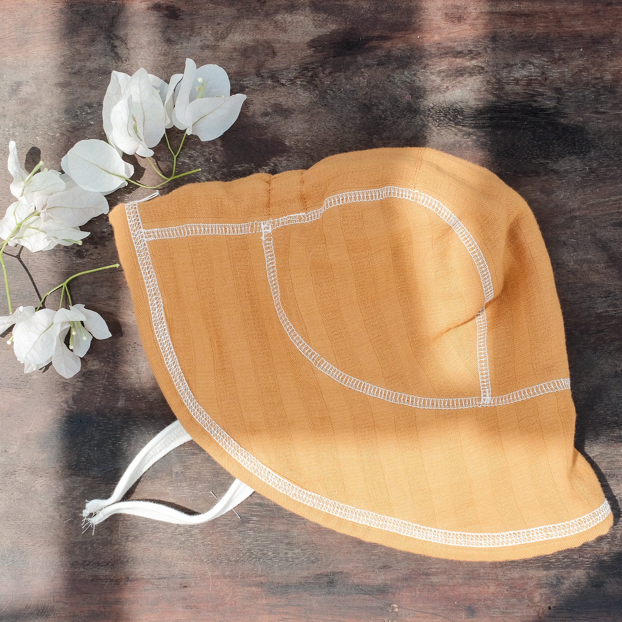 Nón ngủ gục | Mushroom Bonnet | Sudan brown | CHOI SEWING
