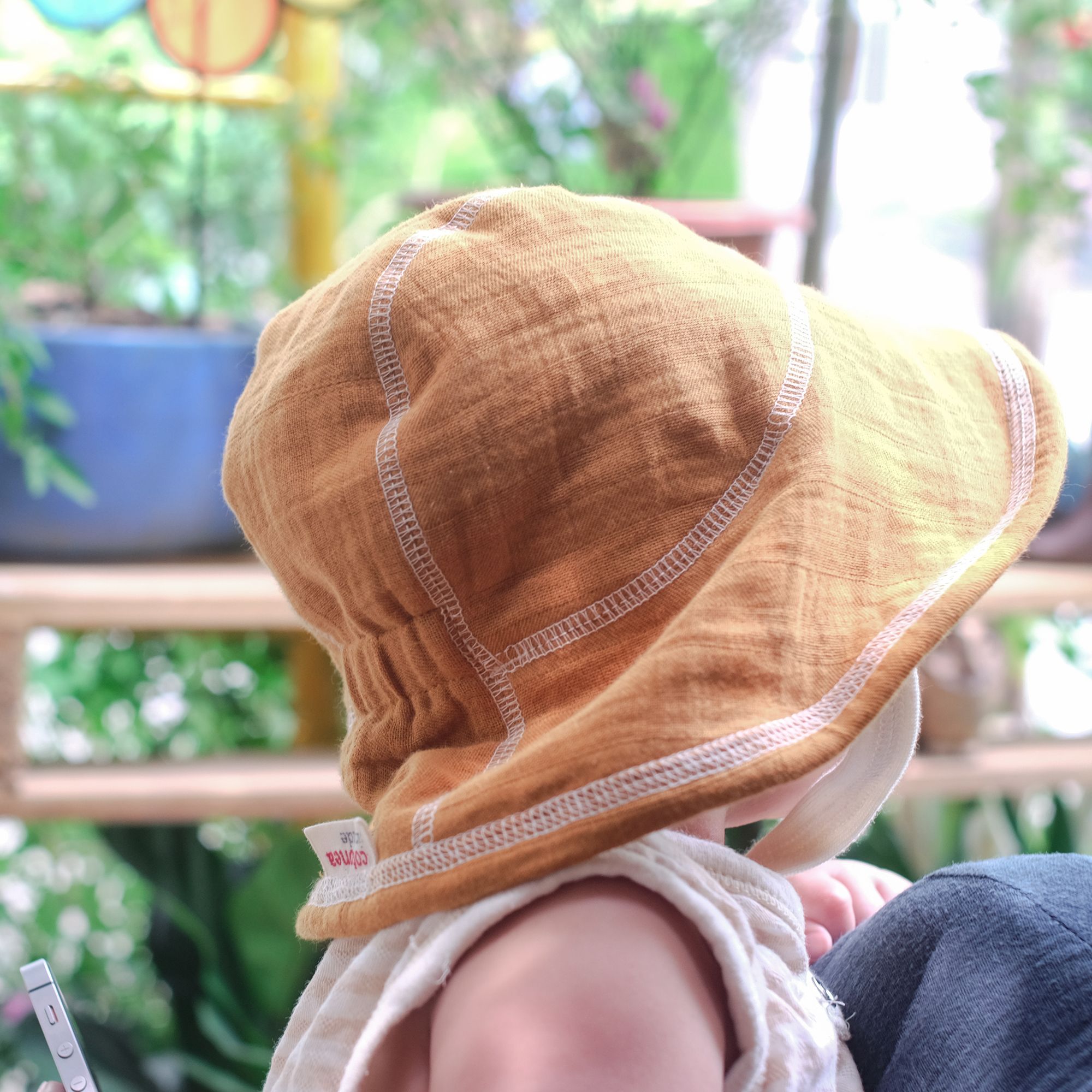 Nón ngủ gục | Mushroom Bonnet | Sudan brown | CHOI SEWING