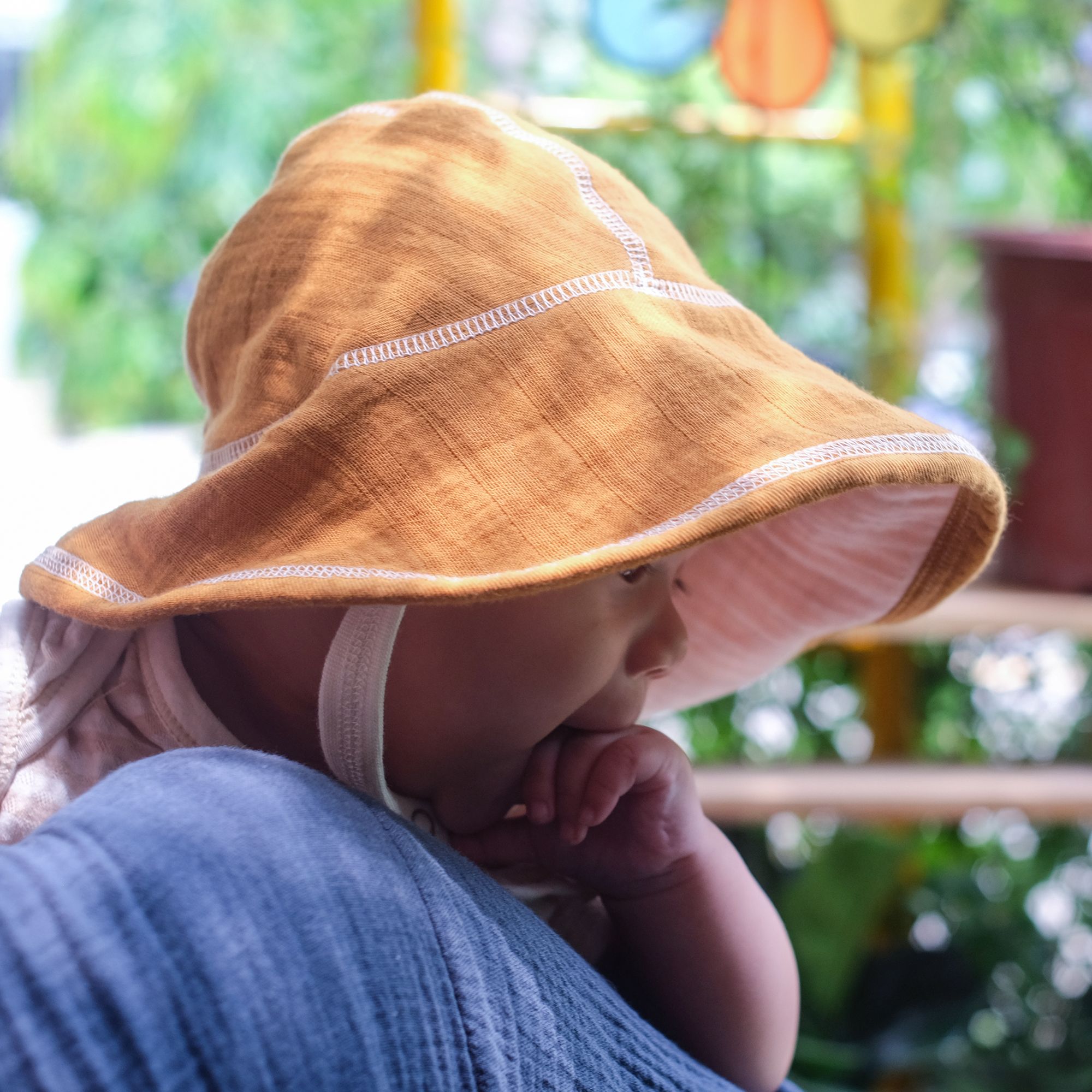 Nón ngủ gục | Mushroom Bonnet | Sudan brown | CHOI SEWING