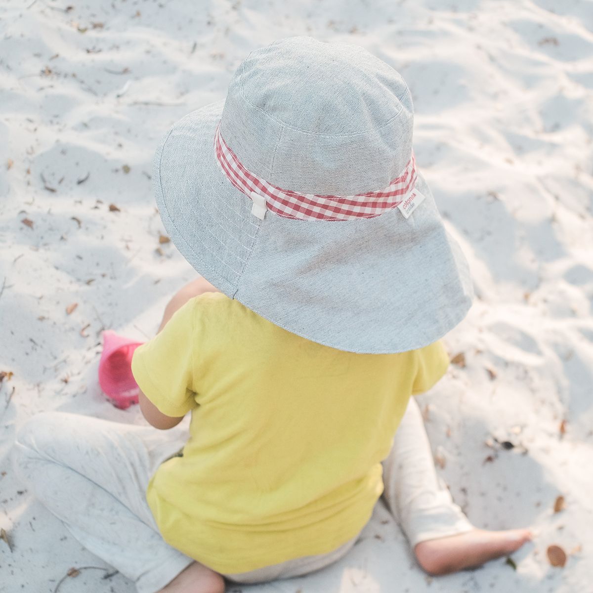 CHOI HANDMADE Nón 2 mặt Bucket hat 2-10y Vichy caro