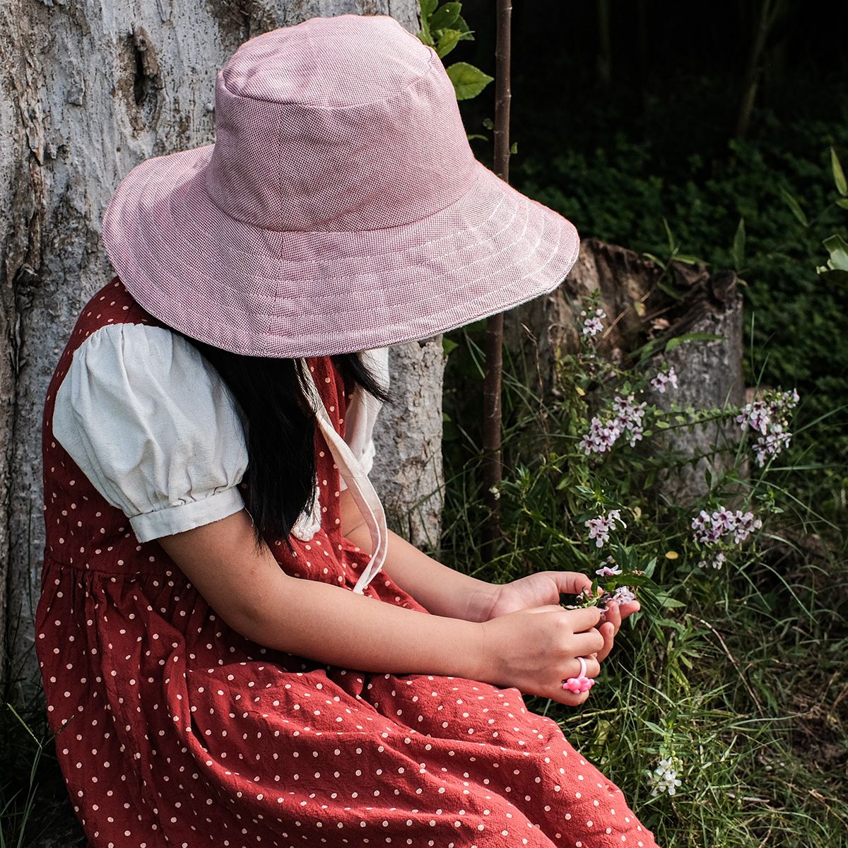  Nón bucket | Bucket Hat | Red | CHOI SEWING 