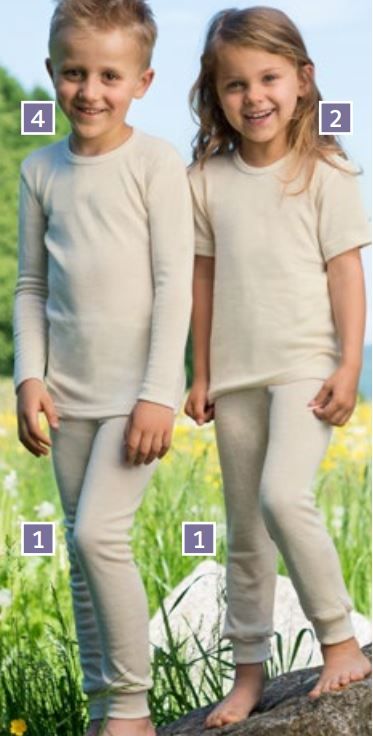 ENGEL Áo ngắn tay 100% Merino wool Natural