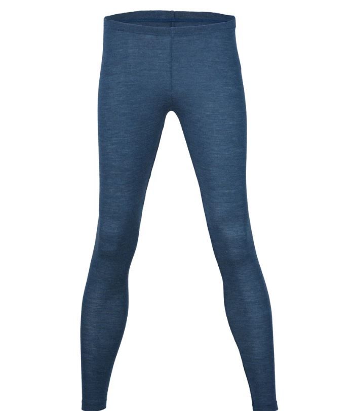 ENGEL Quần legging phụ nữ 100% Merino wool Sapphire