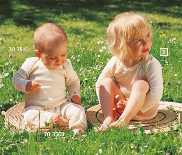 ENGEL Quần jogger lưng cao 70% Merino wool 30% silk Natural