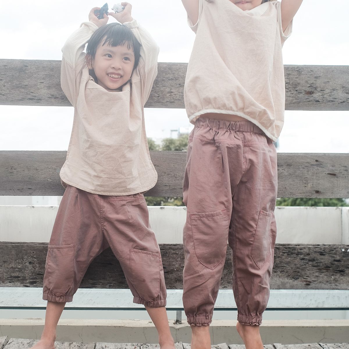 CHOI HANDMADE Quần jogger Carnelian