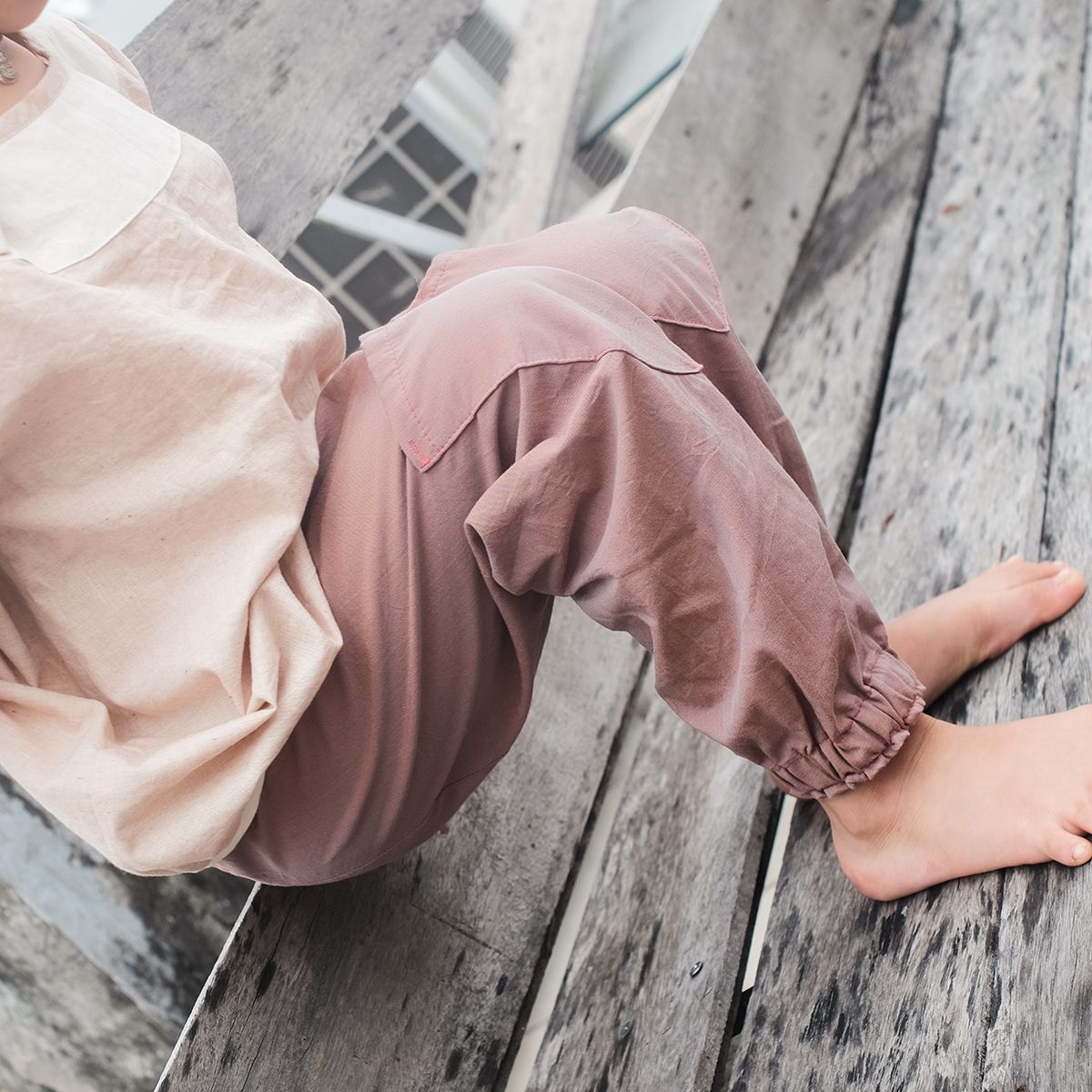 CHOI HANDMADE Quần jogger Carnelian