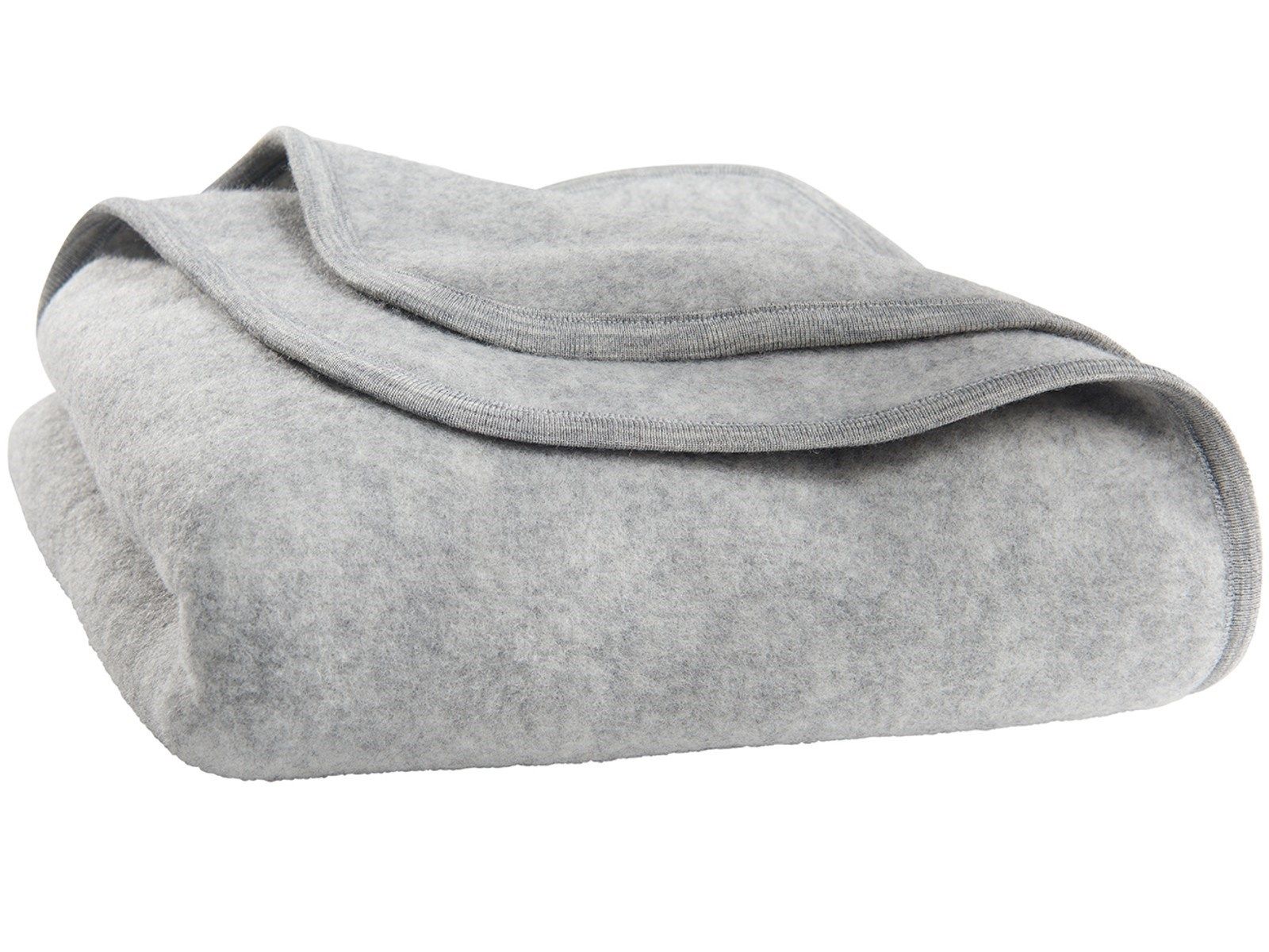 ENGEL Chăn 100% Merino wool fleece Natural 80x100
