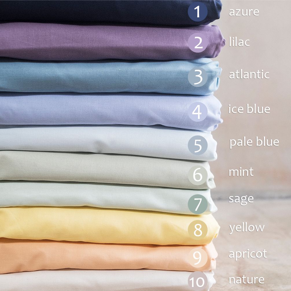 COTONEA Drap cotton bọc nệm dệt kiểu linen 120x200 cm