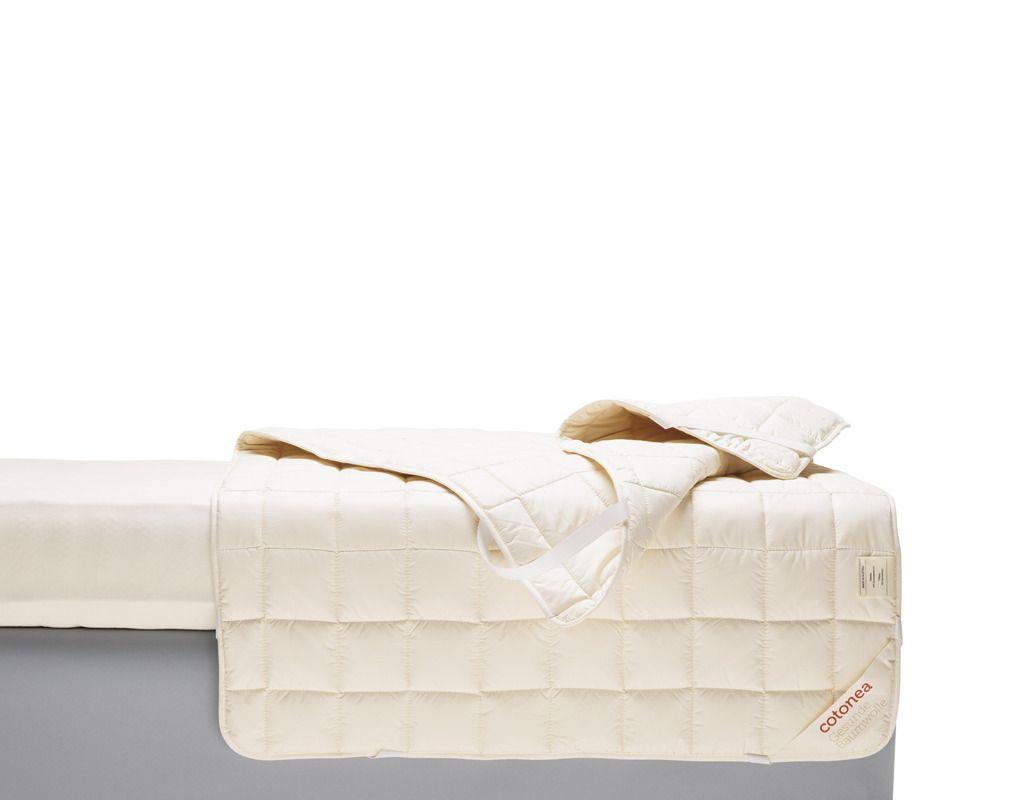 COTONEA Miếng lót chần bông hữu cơ bảo vệ nệm
