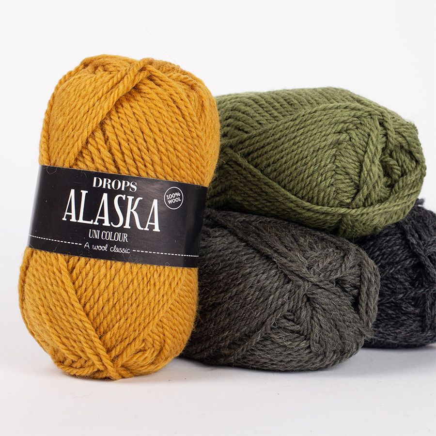  Sợi len lông cừu 50g | Wool yarn | Alaska | DROPS 