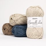  Sợi cotton mix linen 50g | Bomull-lin yarn | Safran | DROPS 