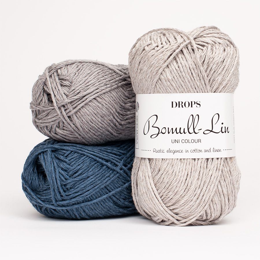  Sợi cotton mix linen 50g | Bomull-lin yarn | Safran | DROPS 