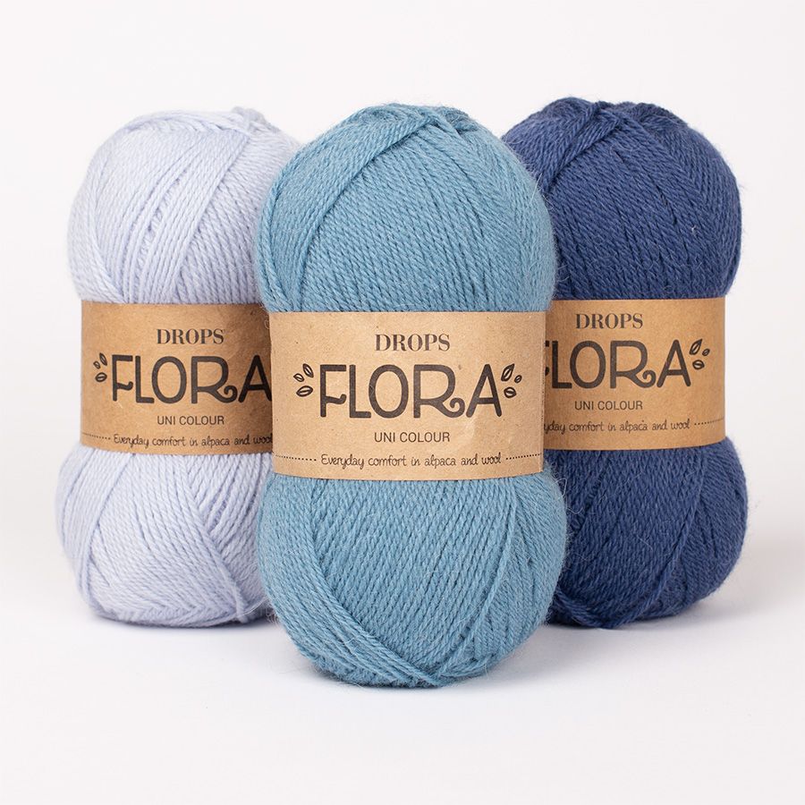  Sợi len lông cừu mix Alpaca 50g | Wool Alpaca yarn | Flora | DROPS 