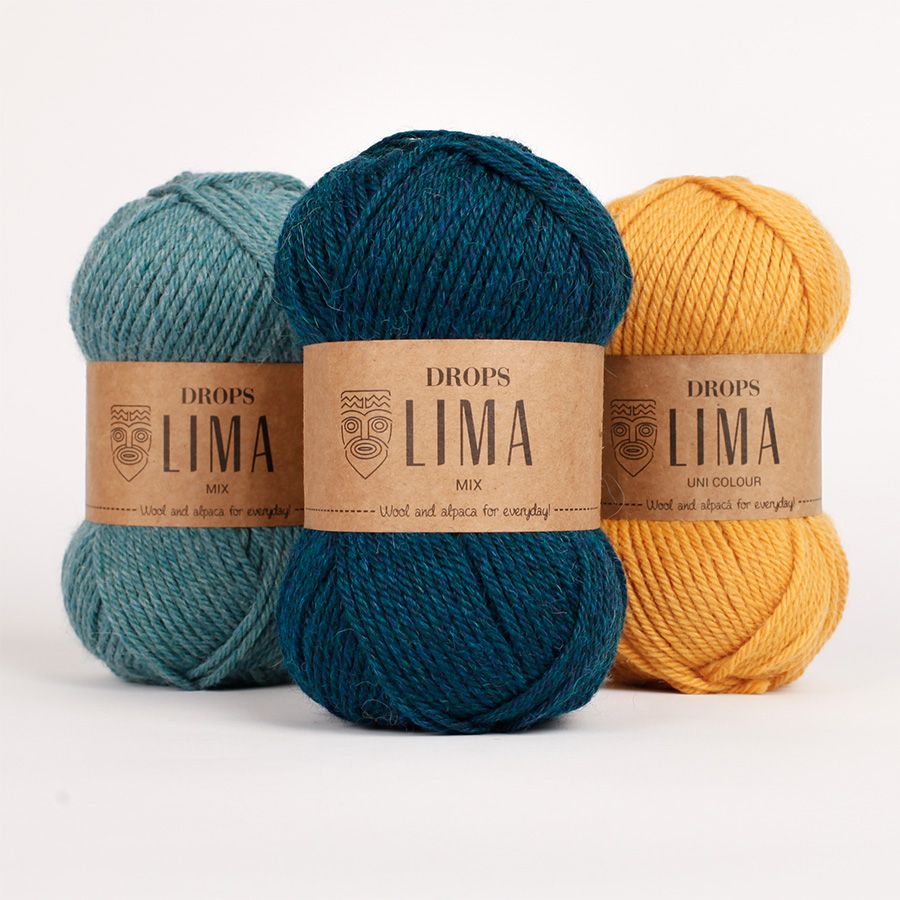  Sợi len lông cừu mix Alpaca 50g | Wool Alpaca yarn | Lima | DROPS 