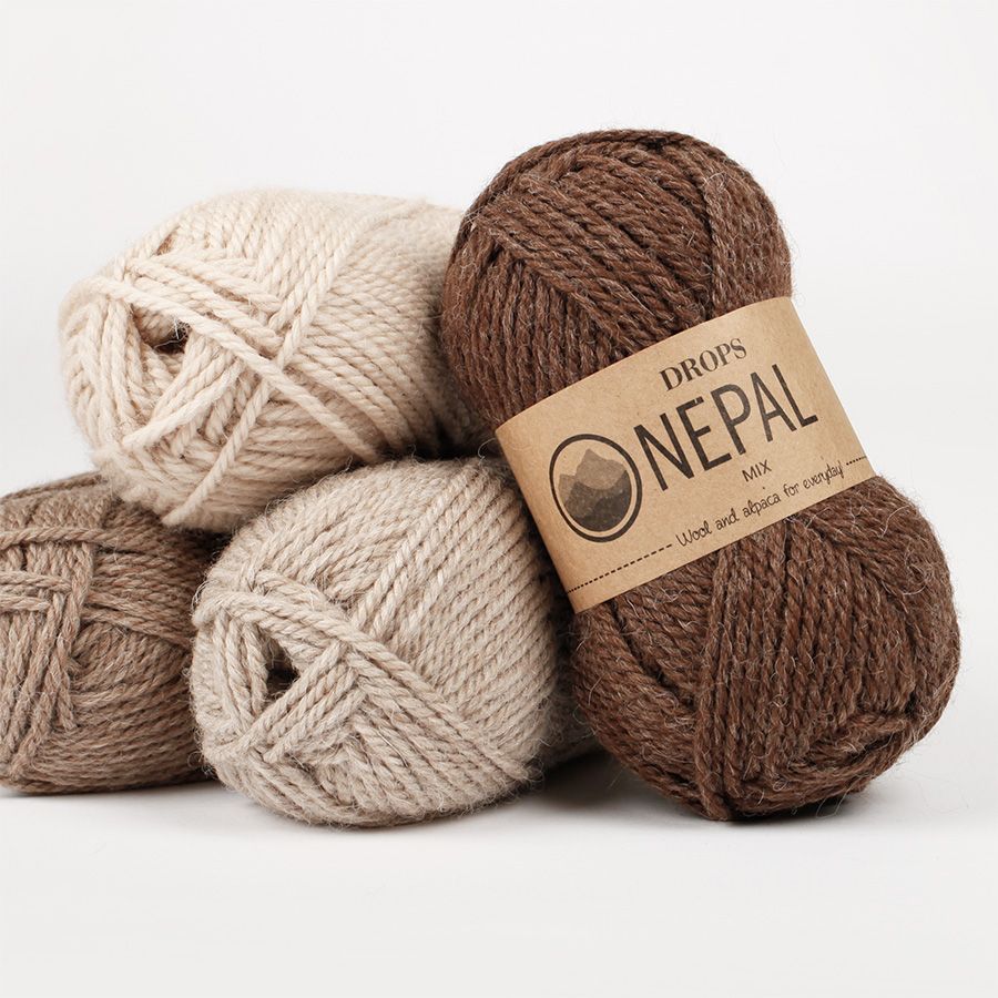  Sợi len lông cừu mix Alpaca 50g | Wool Alpaca yarn | Nepal | DROPS 