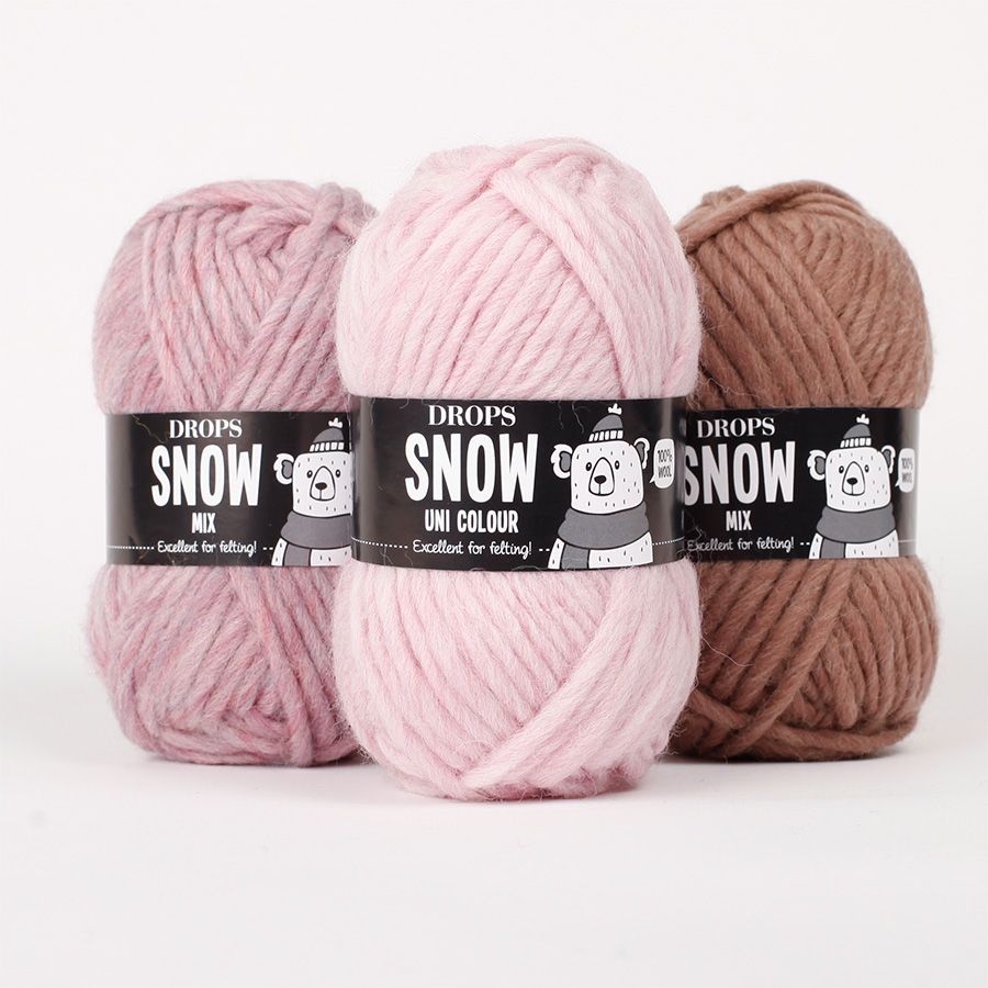 Sợi len lông cừu 50g | Wool yarn | Snow | DROPS