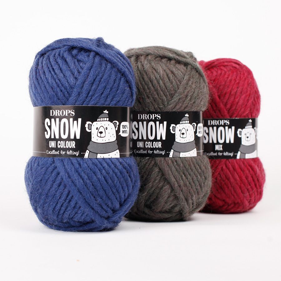 Sợi len lông cừu 50g | Wool yarn | Snow | DROPS