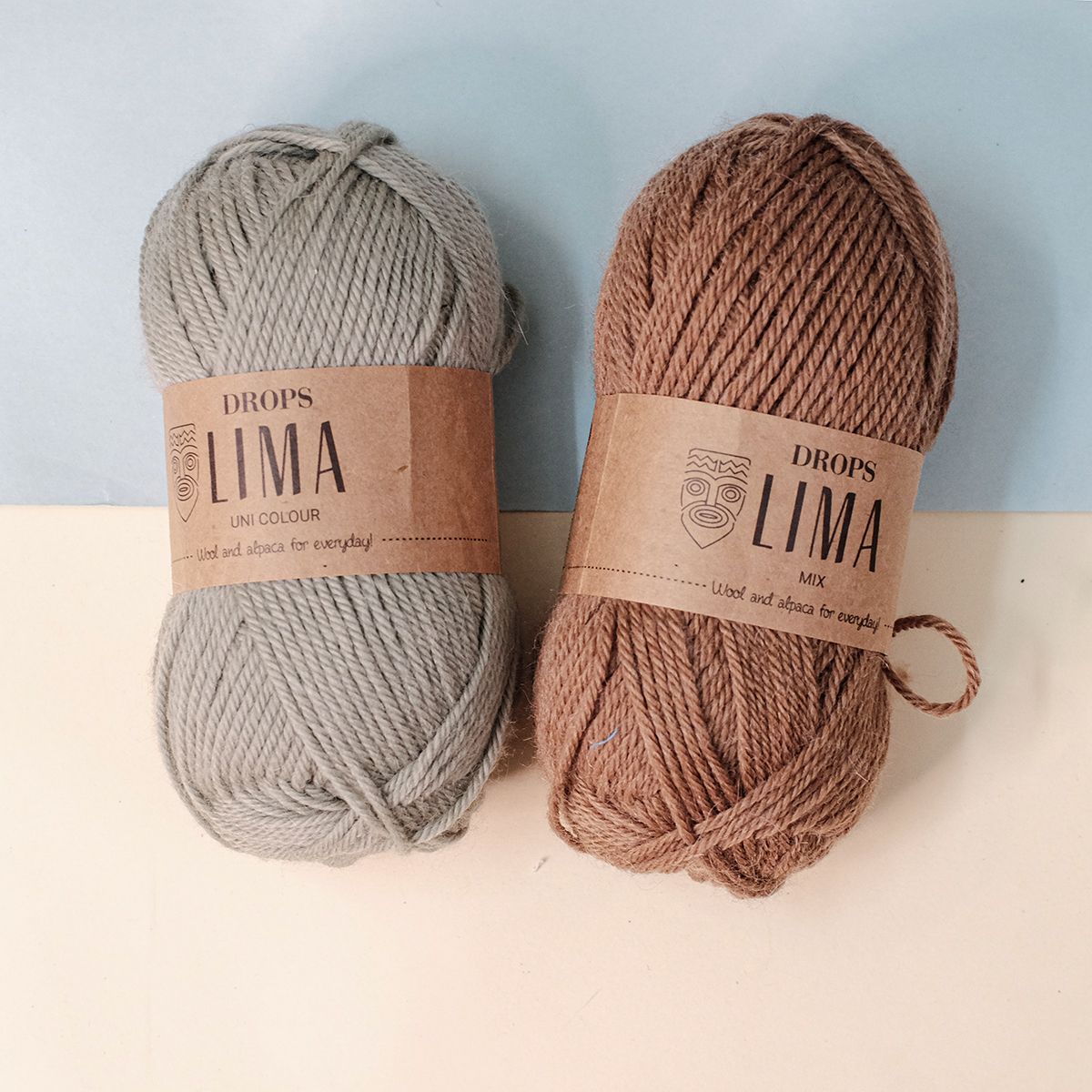  Sợi len lông cừu mix Alpaca 50g | Wool Alpaca yarn | Lima | DROPS 