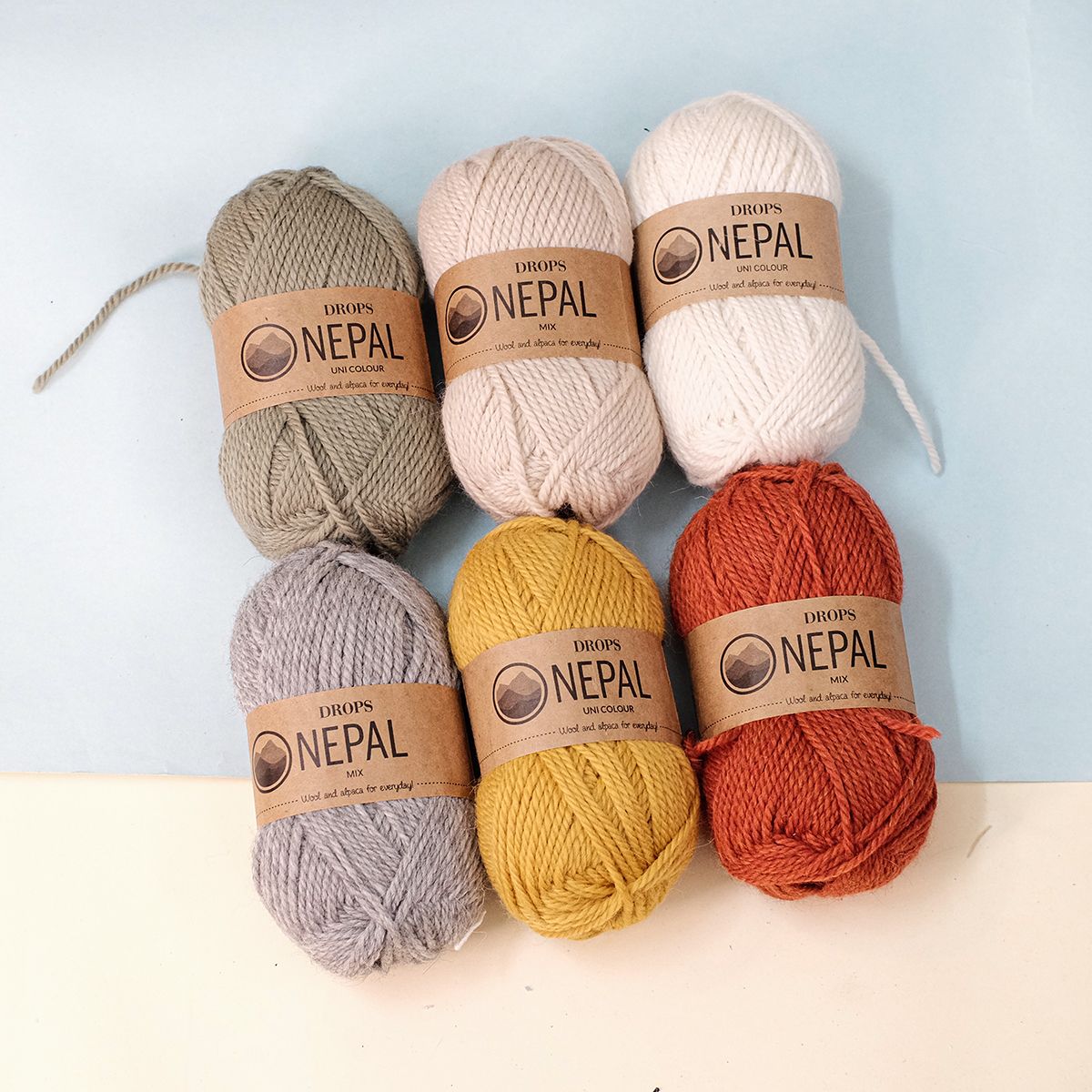  Sợi len lông cừu mix Alpaca 50g | Wool Alpaca yarn | Nepal | DROPS 