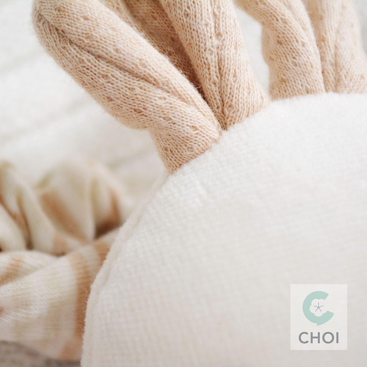 JOHN N TREE Rabbit Doll wrist rattle 10cm