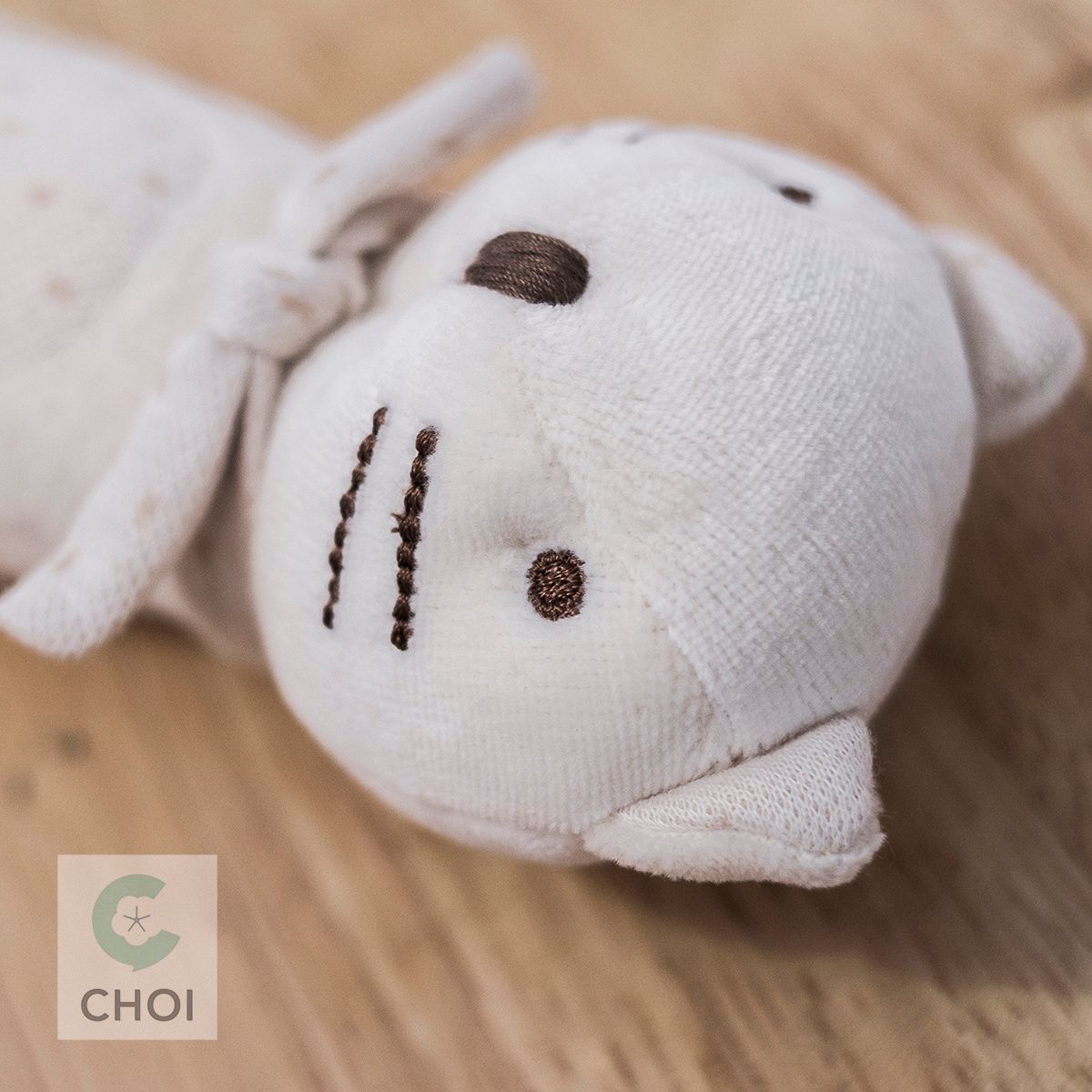 JOHN N TREE Baby Kitty handle rattle 17cm