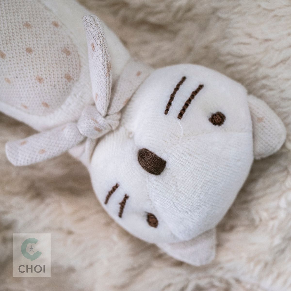 JOHN N TREE Baby Kitty handle rattle 17cm