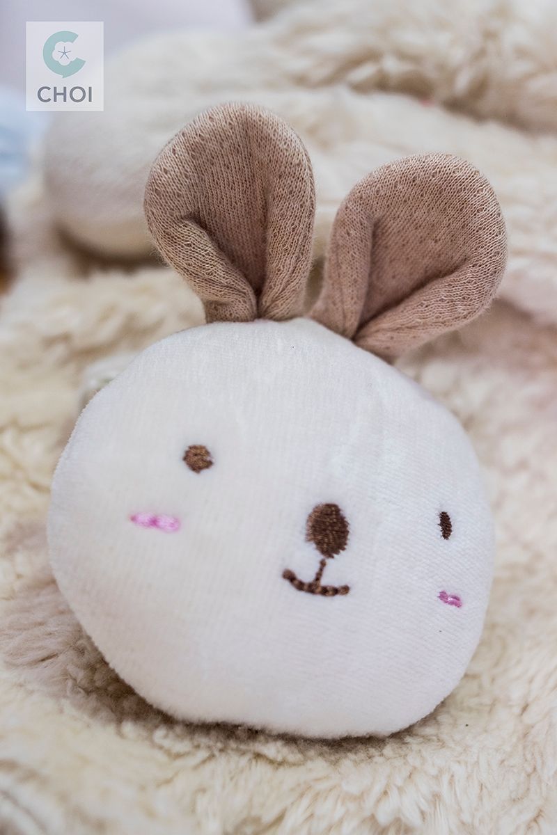 JOHN N TREE Rabbit Doll wrist rattle 10cm