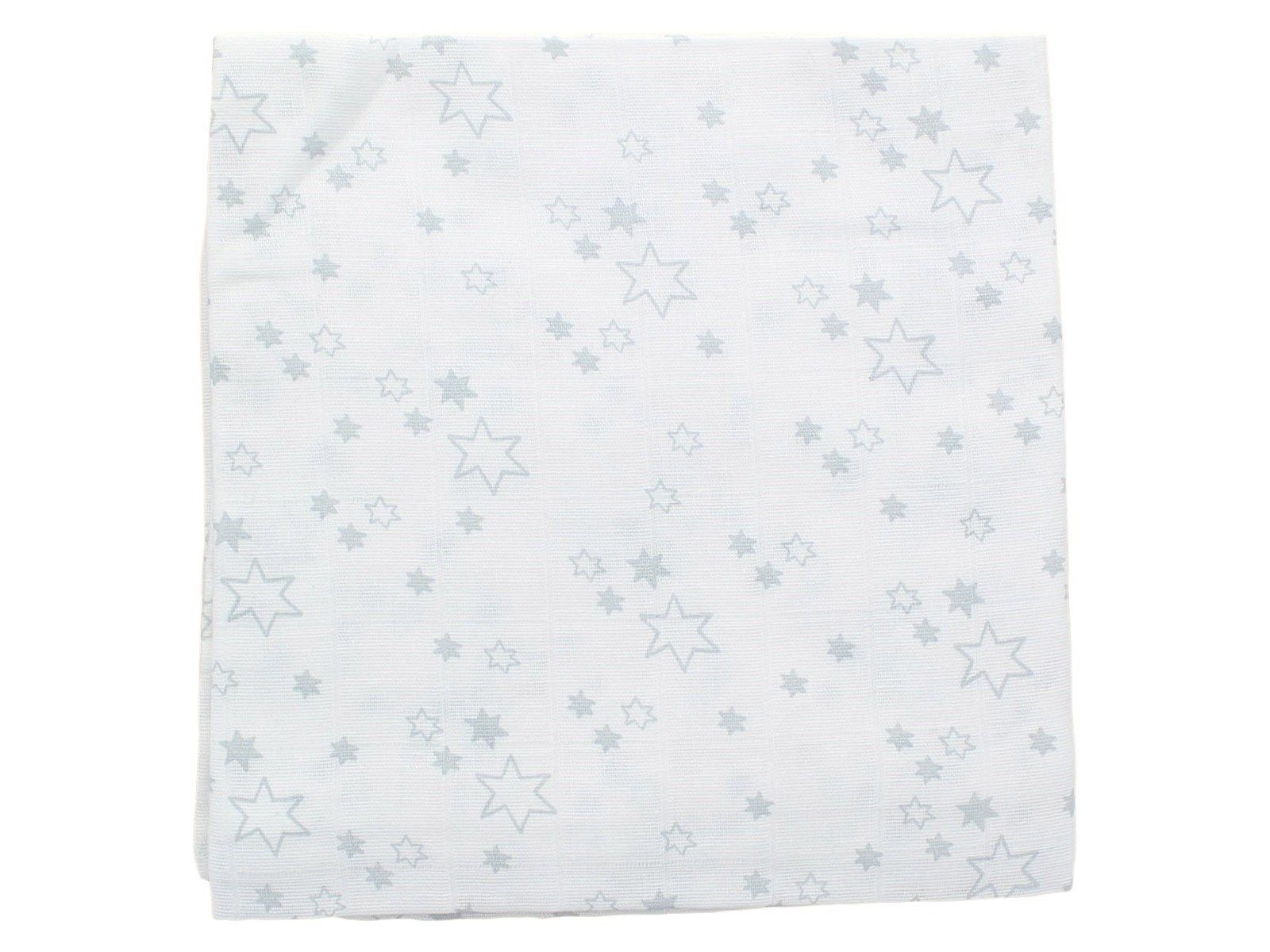 HANS NATUR Khăn xô họa tiết Grey 75x75cm