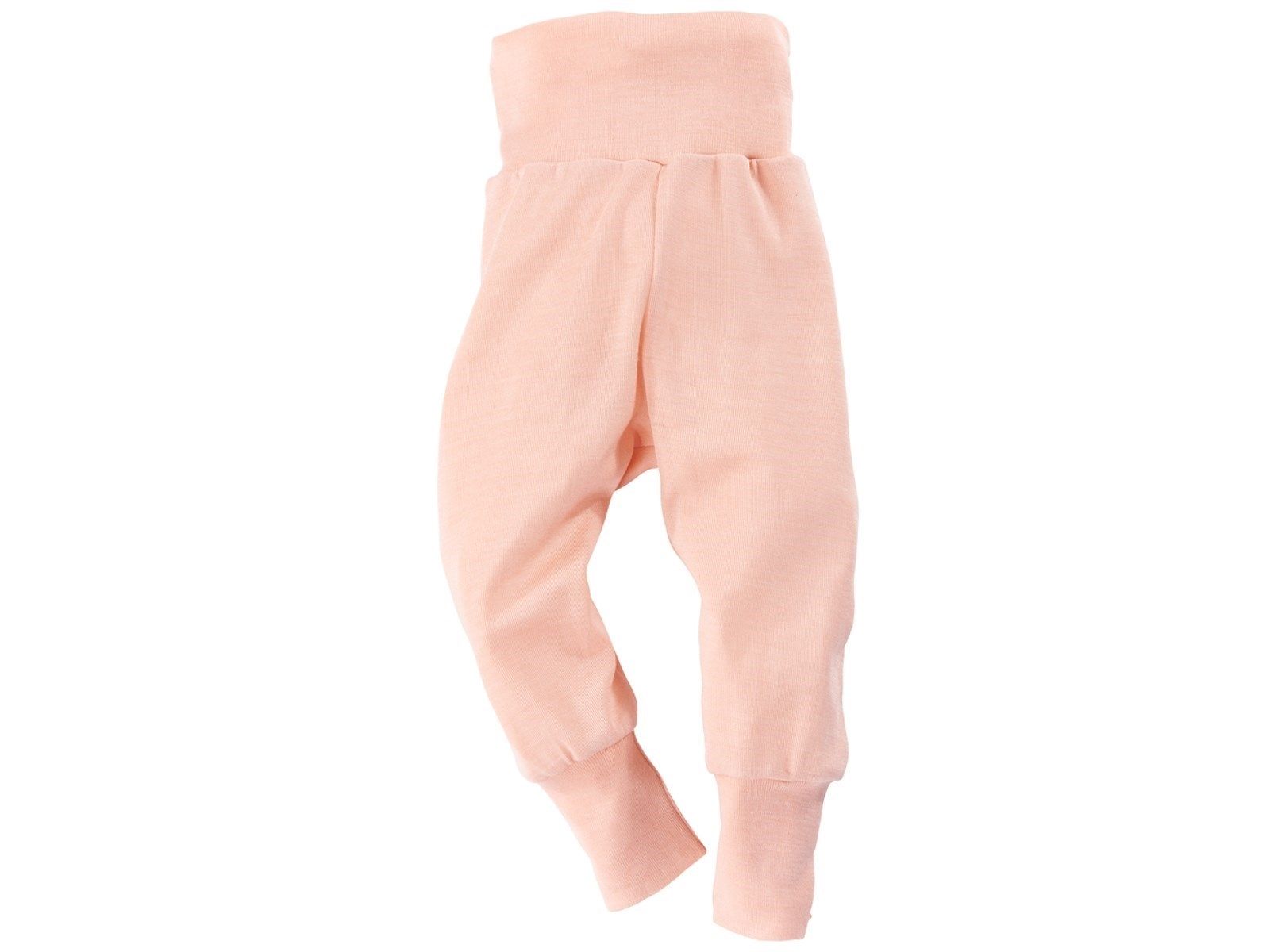 ENGEL Quần jogger lưng cao 70% Merino wool 30% silk Salmon