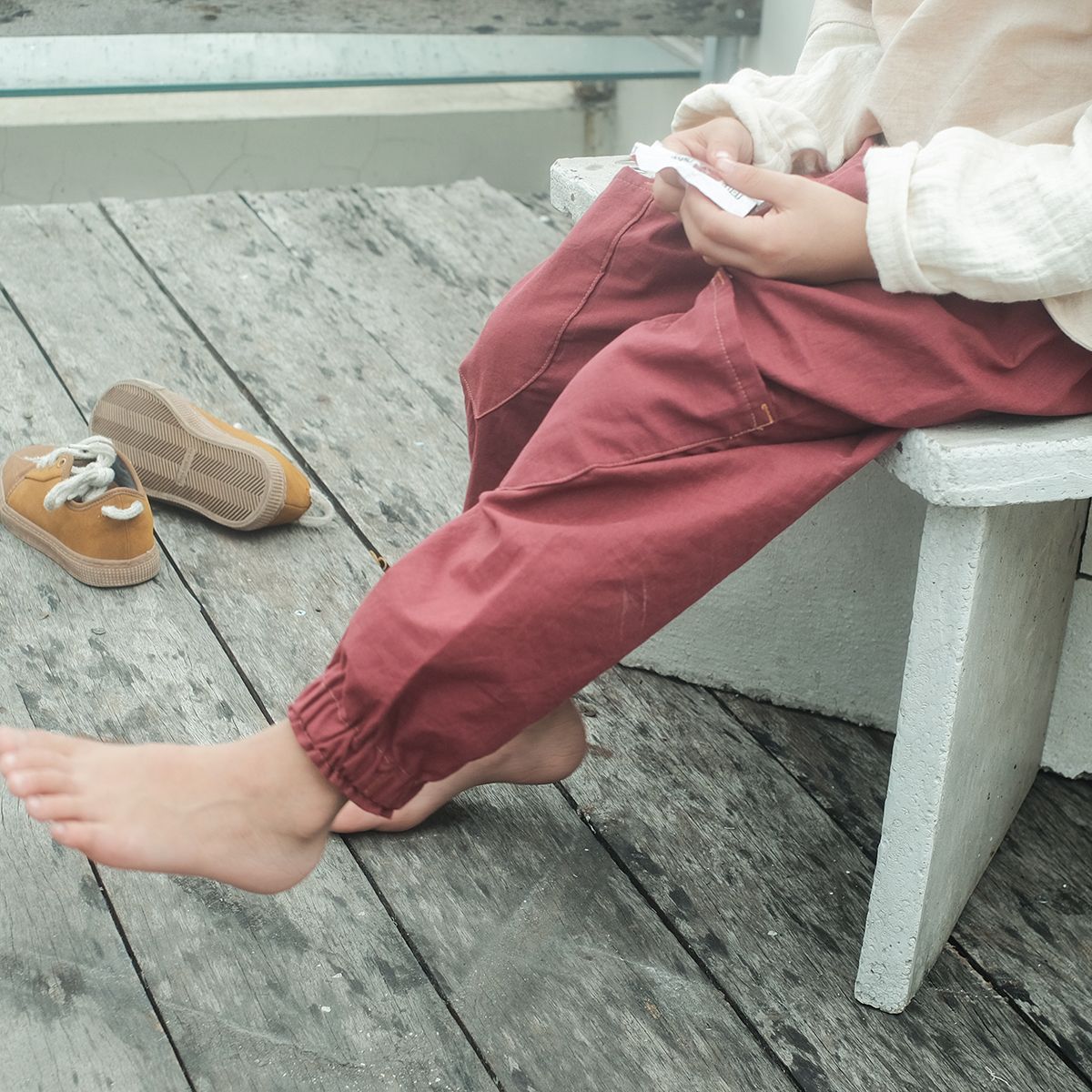 CHOI HANDMADE Quần jogger Garnet