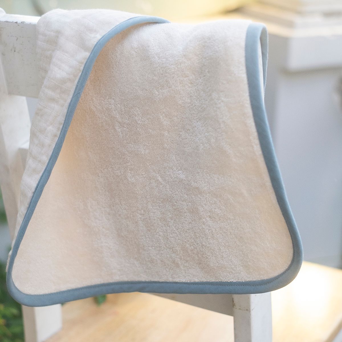 COTONEA Khăn mặt 30x50cm 2 lớp Musselin/Terry