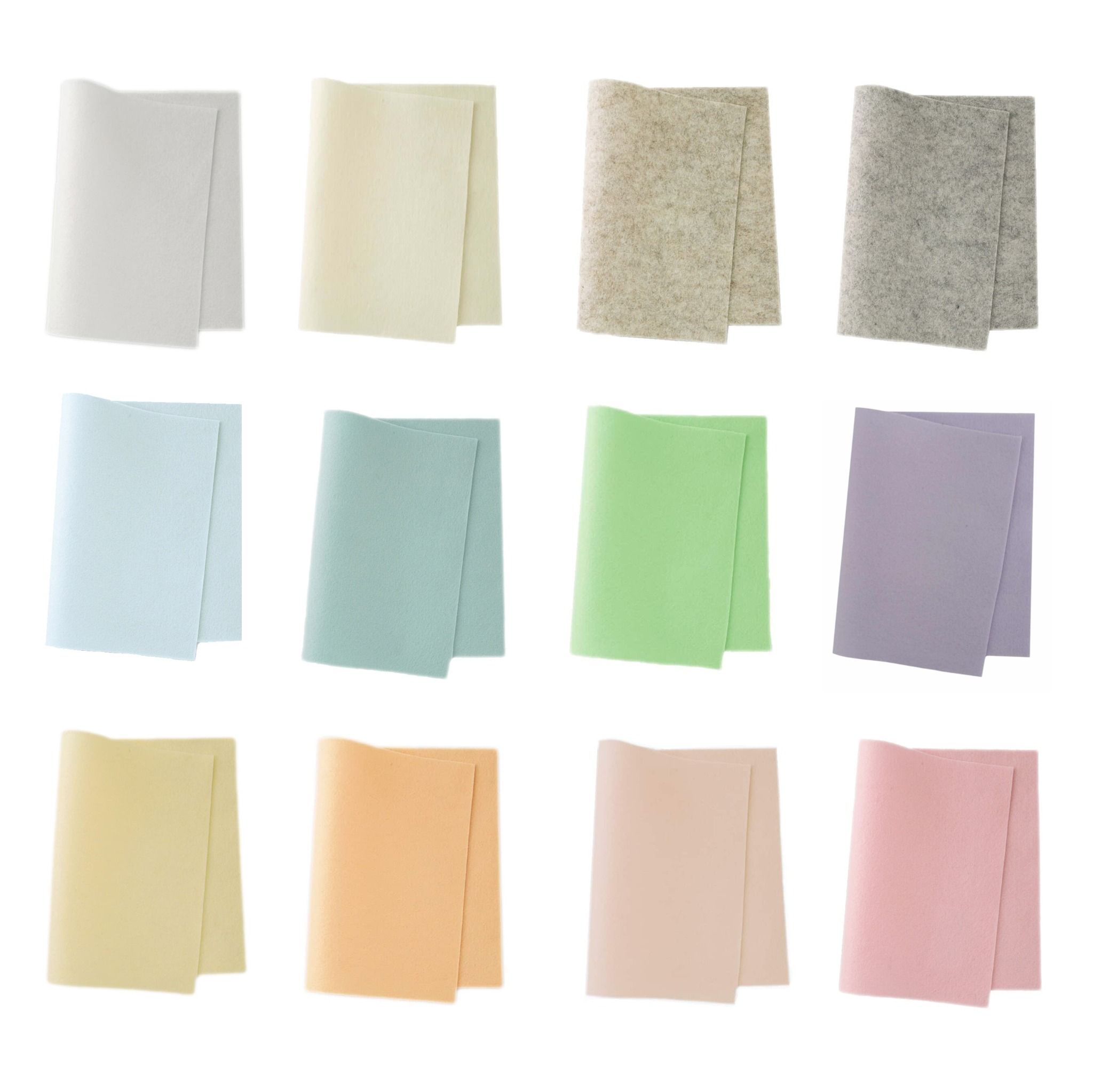 LAST STOCK - Vải nỉ lông cừu không dệt | Light set | True Felt wool | MEANINGFUL CRAFTS