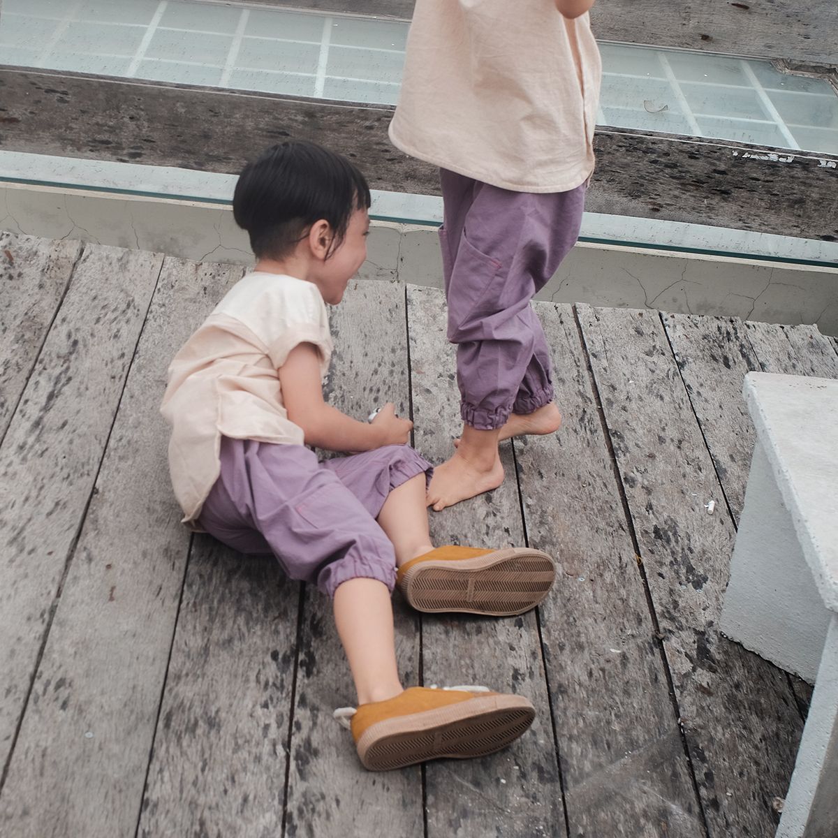 CHOI HANDMADE Quần jogger Lilac