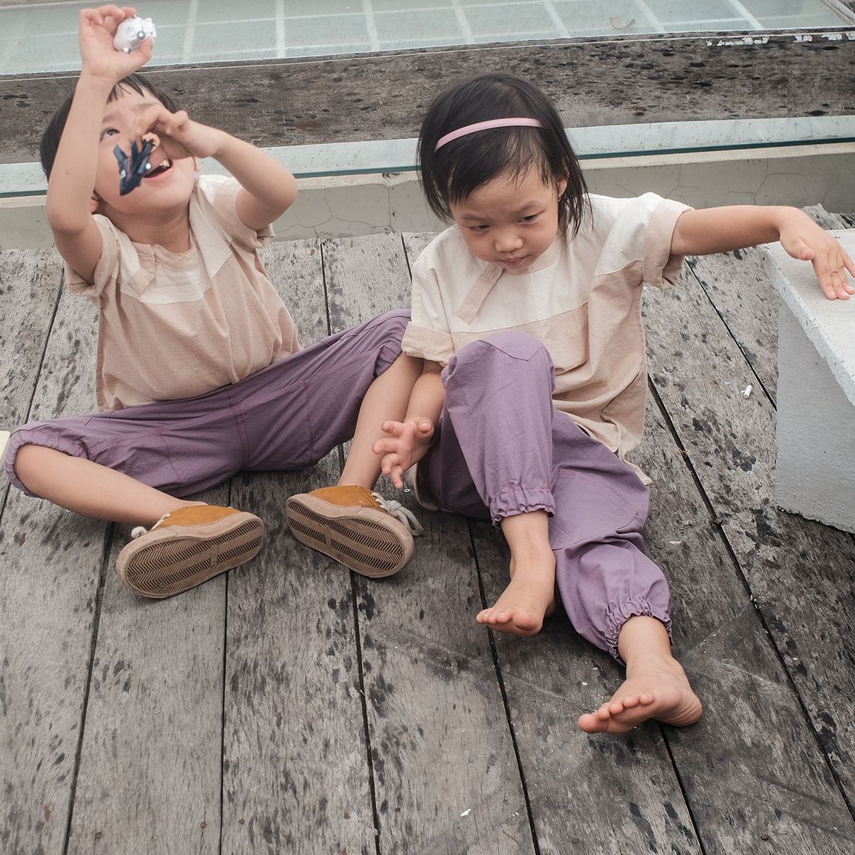 CHOI HANDMADE Quần jogger Lilac