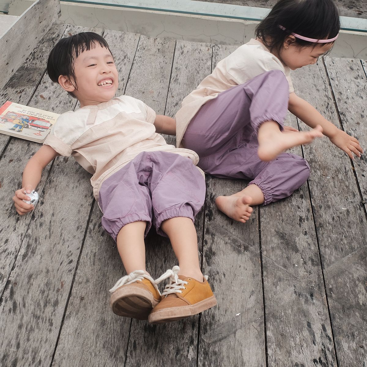 CHOI HANDMADE Quần jogger Lilac