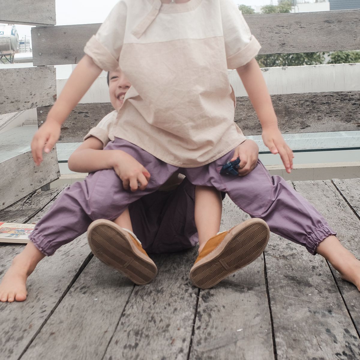 CHOI HANDMADE Quần jogger Lilac