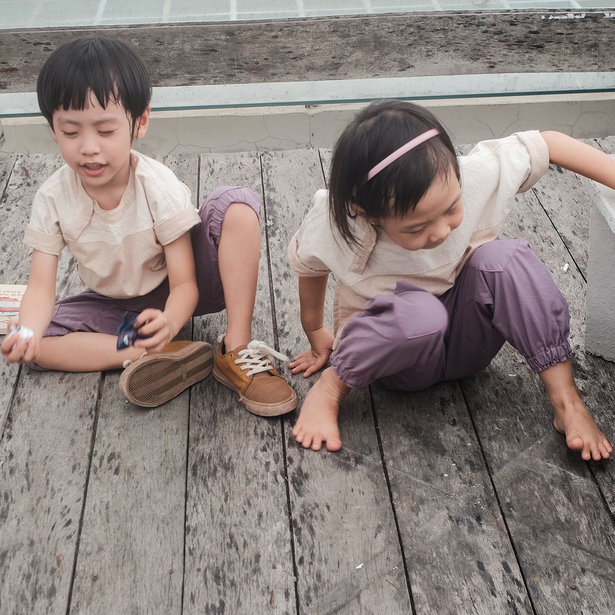 CHOI HANDMADE Quần jogger Lilac