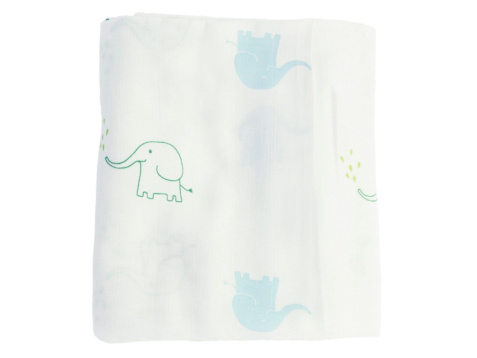 HANS NATUR Khăn xô họa tiết Lovis 75x75cm