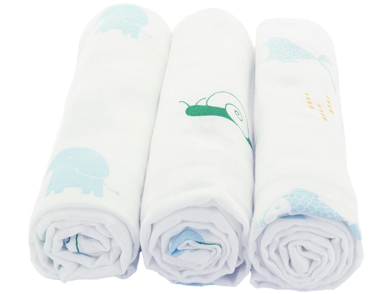 HANS NATUR Khăn xô họa tiết Lovis 75x75cm