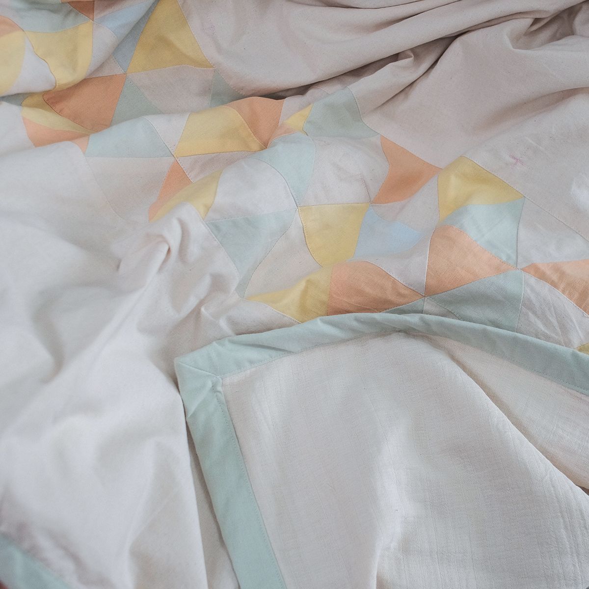 COTONEA Chăn 2 lớp Cotton/Musselin ghép vải đủ màu