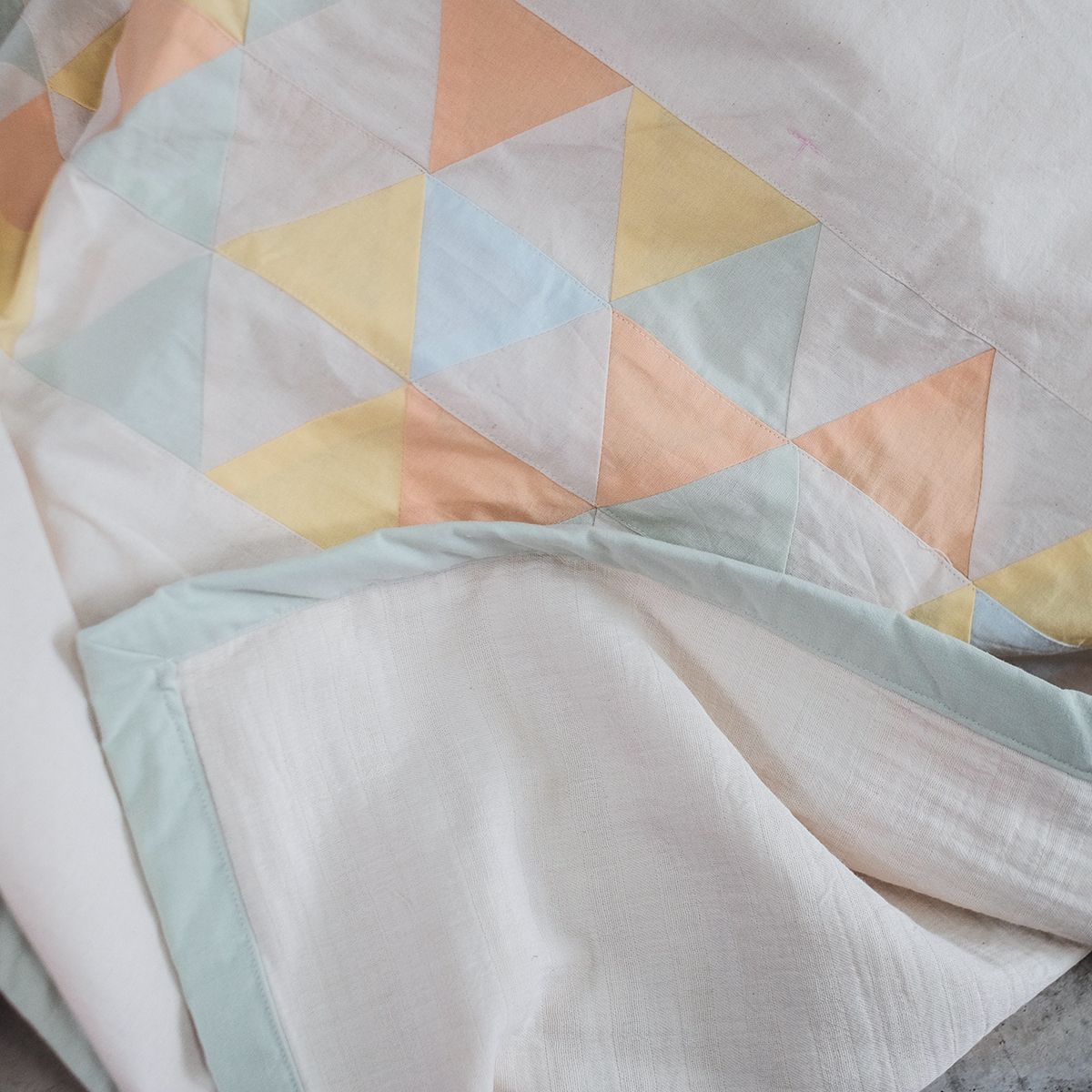 COTONEA Chăn 2 lớp Cotton/Musselin ghép vải đủ màu