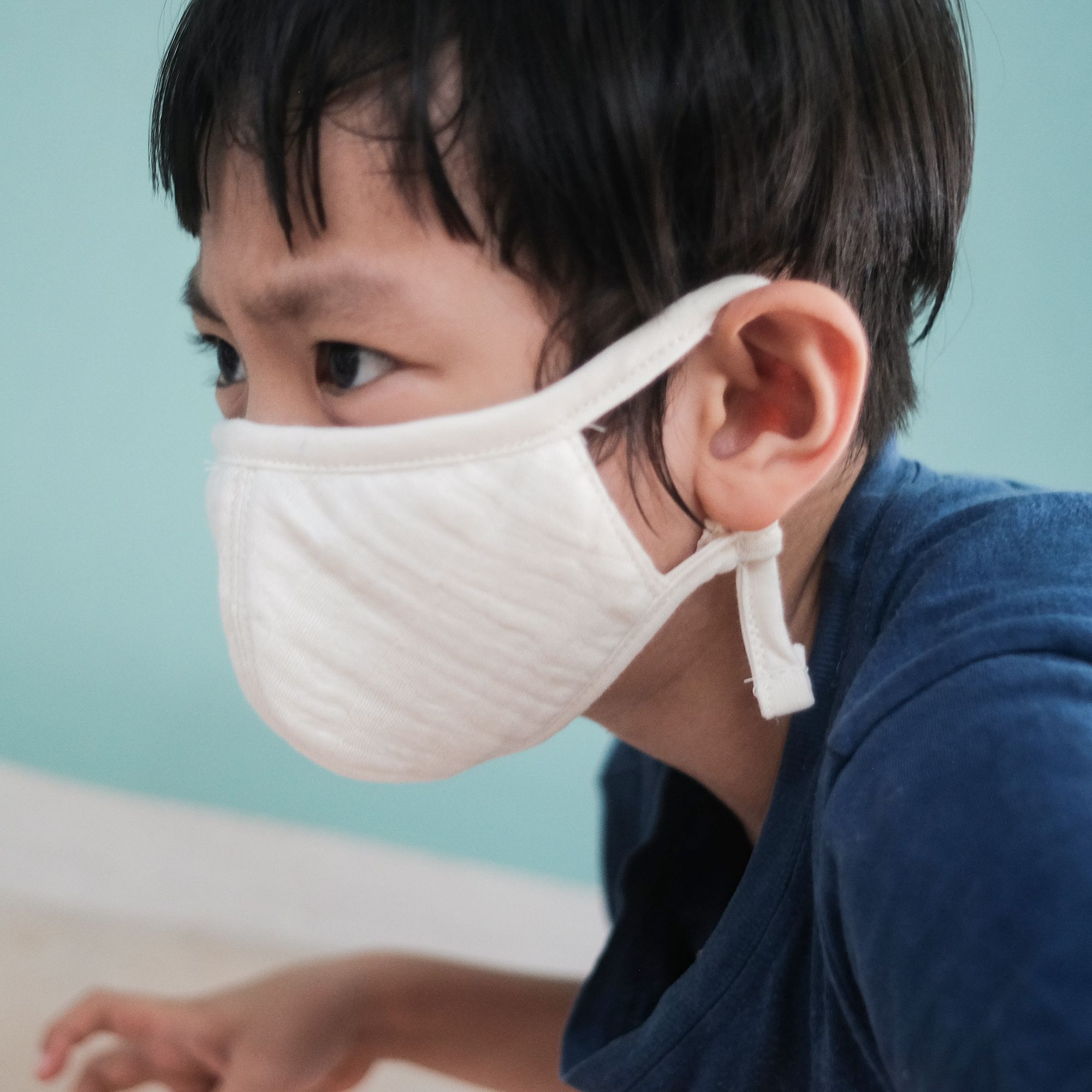 Khẩu trang trơn dây rút | Adjustable mask | Nature | CHOI SEWING | READY TO SHIP