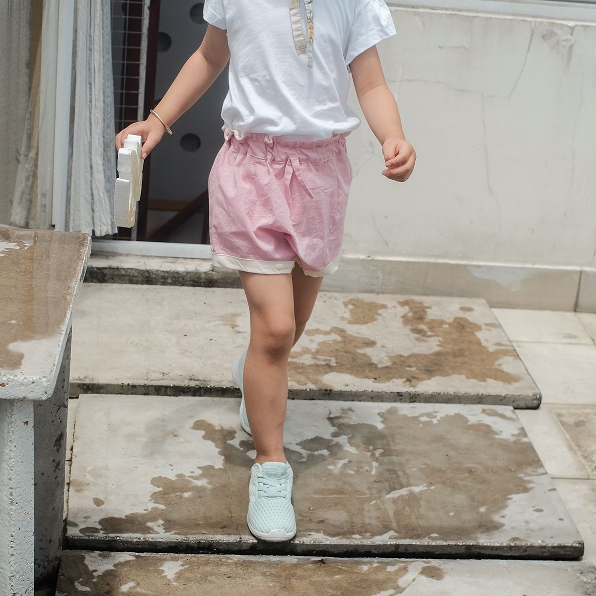 CHOI HANDMADE Bloomer bé gái Pastel pink